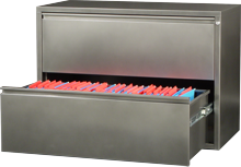 Metallic Steel Gloss File Cabinet