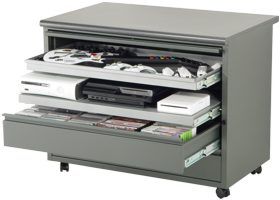 Electronics Stereo Cabinet Media Center And Cd Storage Cabinets